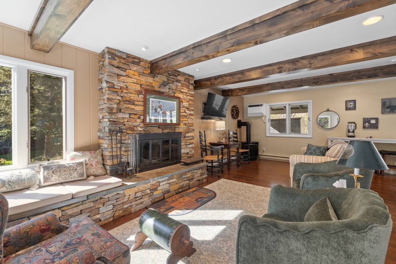 Creekside Retreat | Fireplace + Gameroom — photo 6