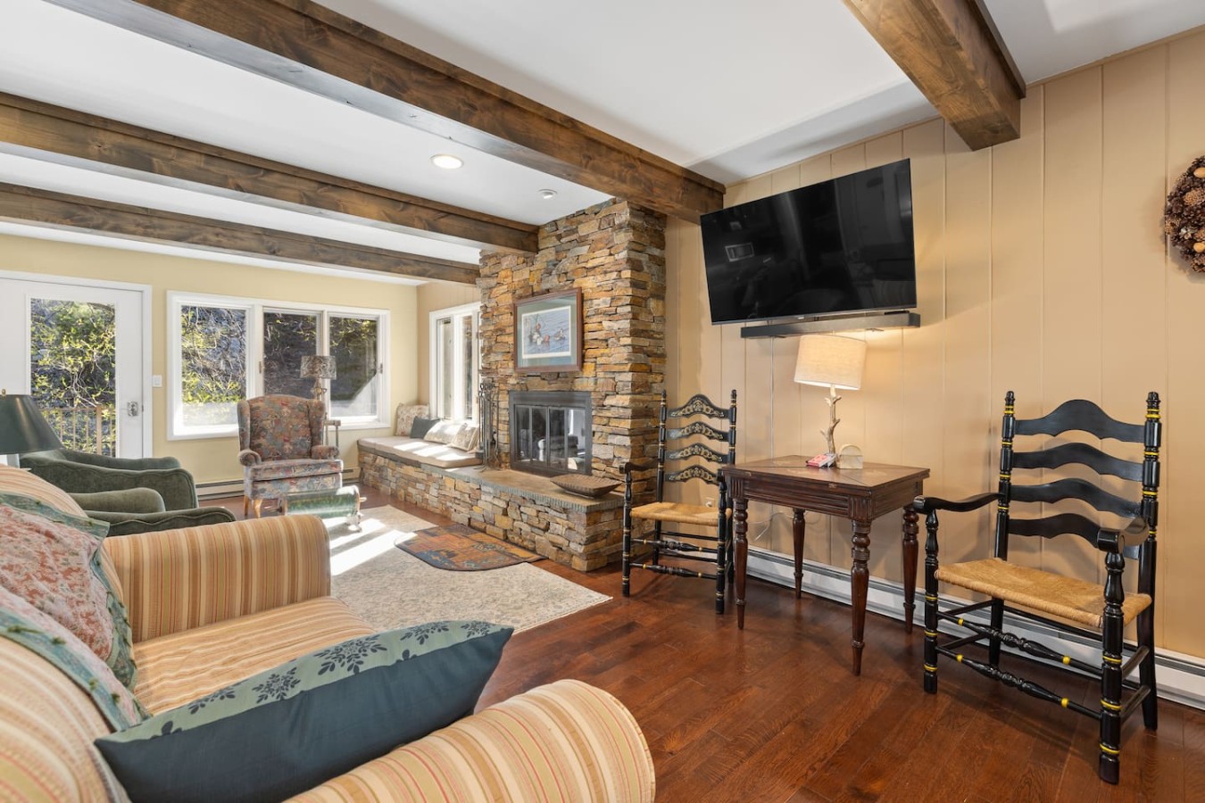 Creekside Retreat | Fireplace + Gameroom — photo 9