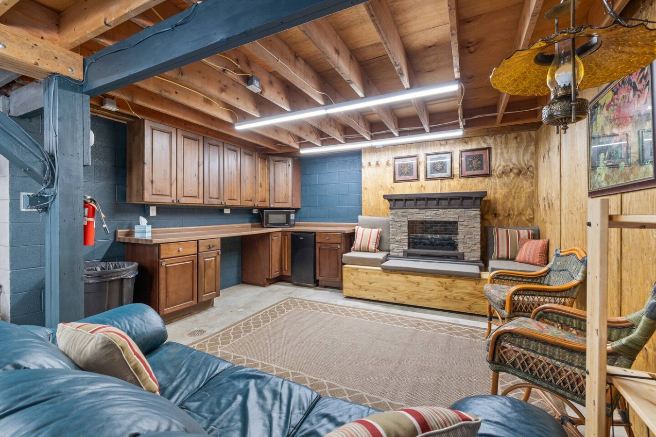 Creekside Retreat | Fireplace + Gameroom — photo 17