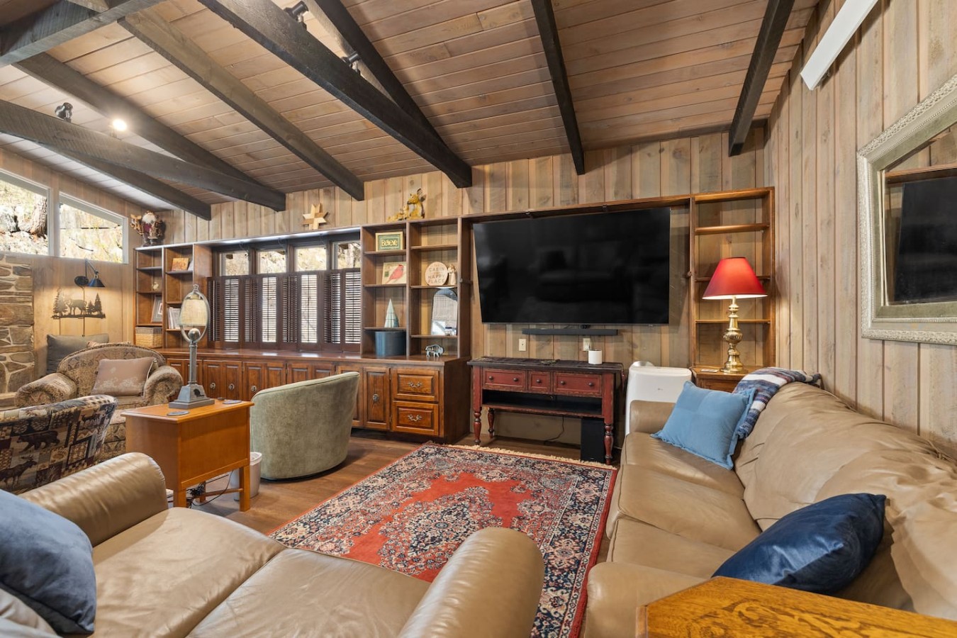 Creekside Retreat | Fireplace + Gameroom — photo 10