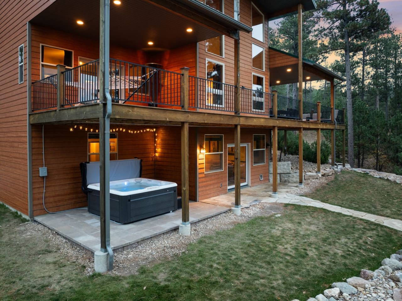 Private: 10 Beds, Hot Tub & Forest Views Near Lead — photo 83