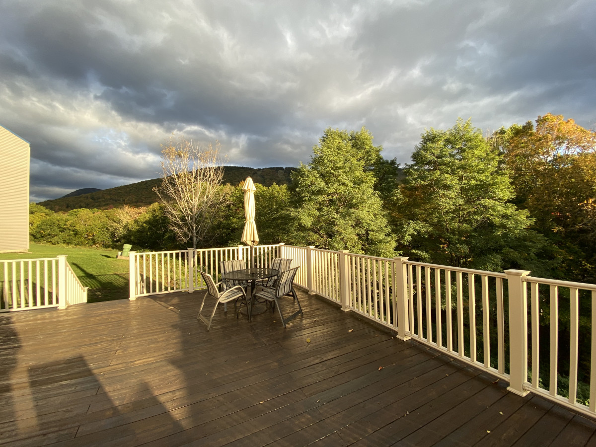 Rear deck views