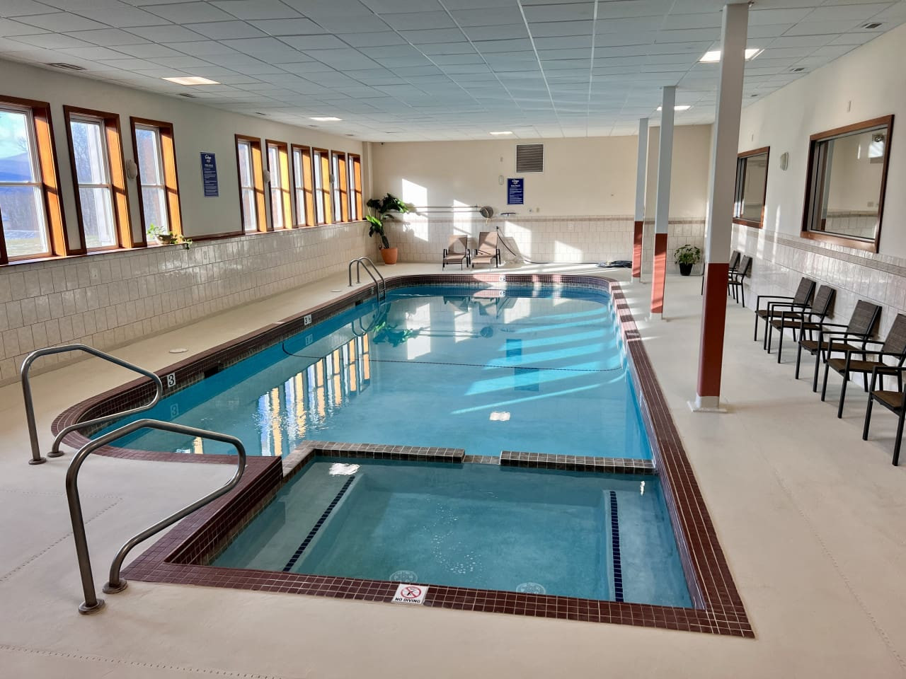 Heated indoor pool