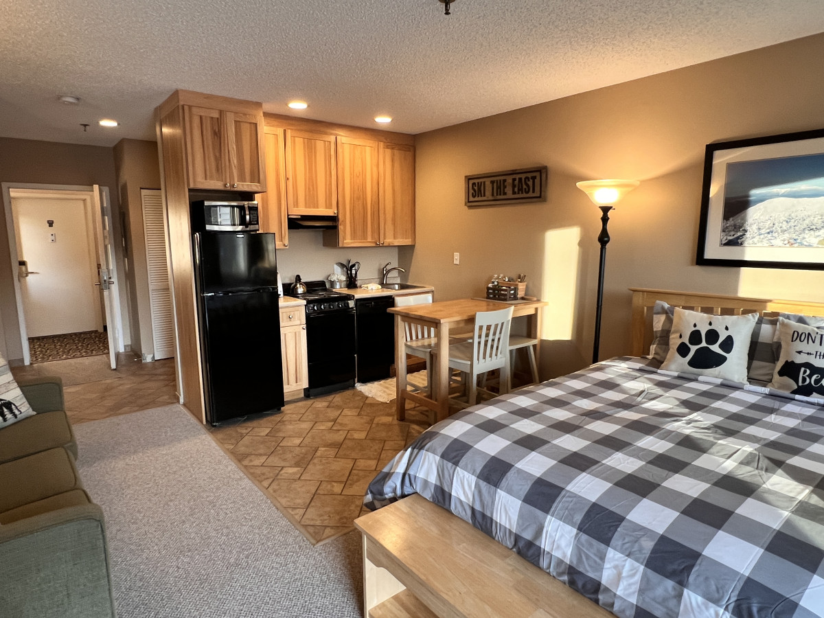 Studio | Direct River View | Remodeled Kitchen