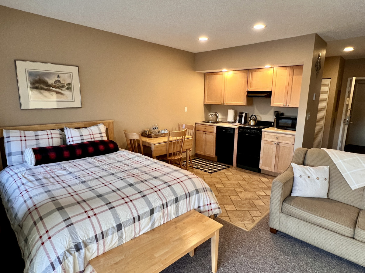 Studio | Direct River View | Remodeled Kitchen