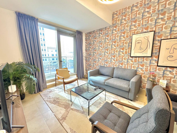 Colorful Geometric Apartment in Dubai Marina