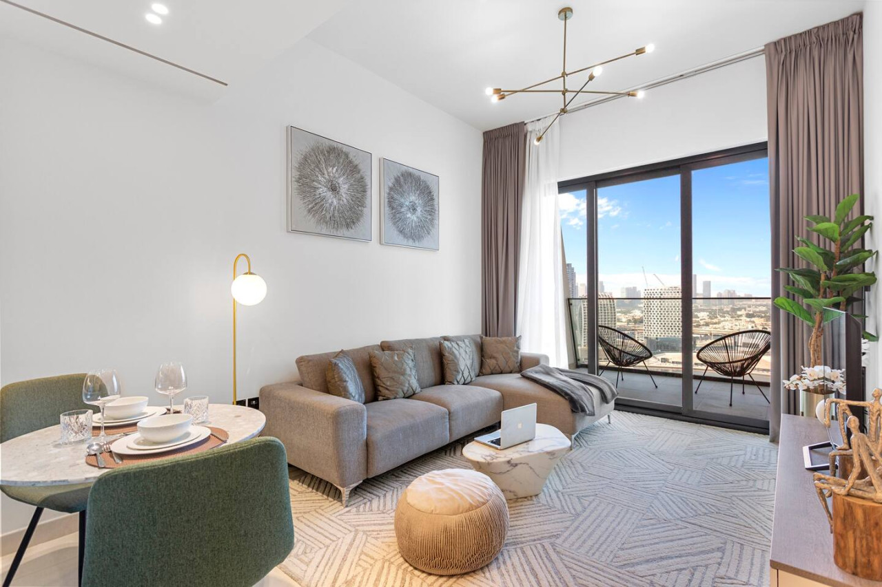 Opulent Lifestyle with Burj Khalifa and Canal View