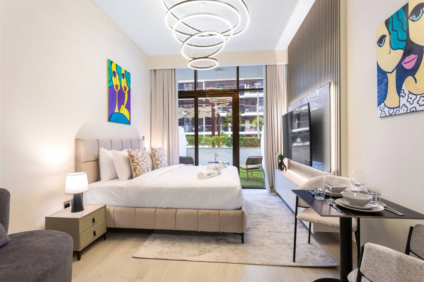 Sleek Studio Apartment in Azizi Riviera- Suiteable