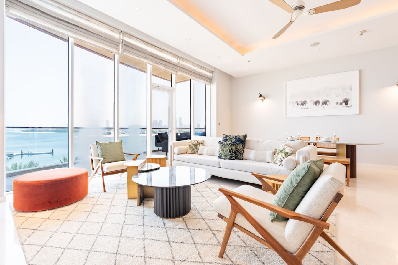 Stunning Sea View 3BR with Private Beach