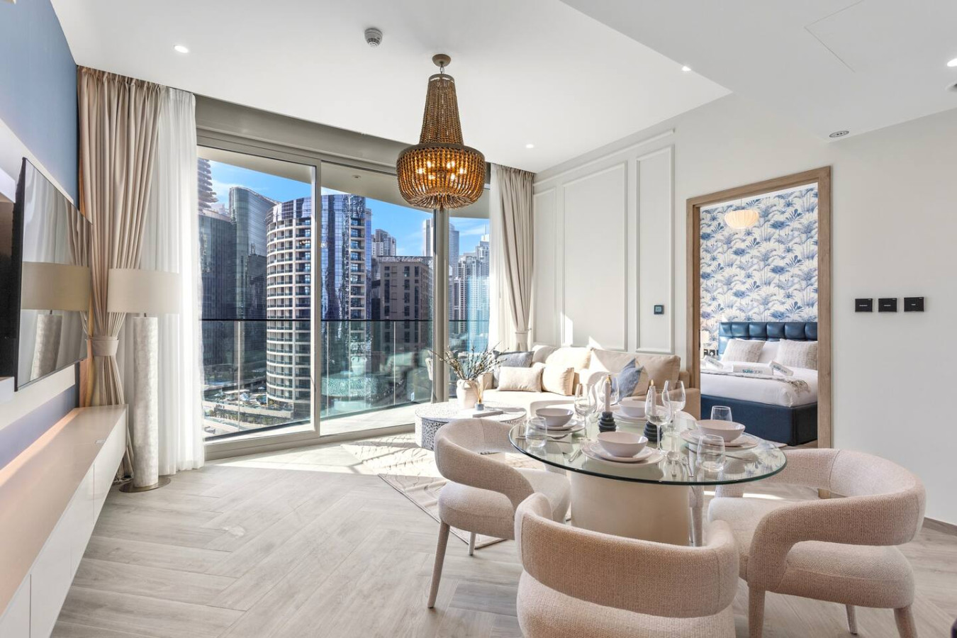 Tropical Design 1bedroom with Burj Khalifa View