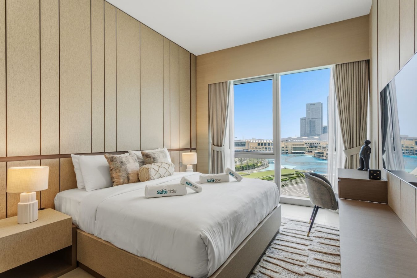 Spectacular 2BR with Burj & Fountain Views