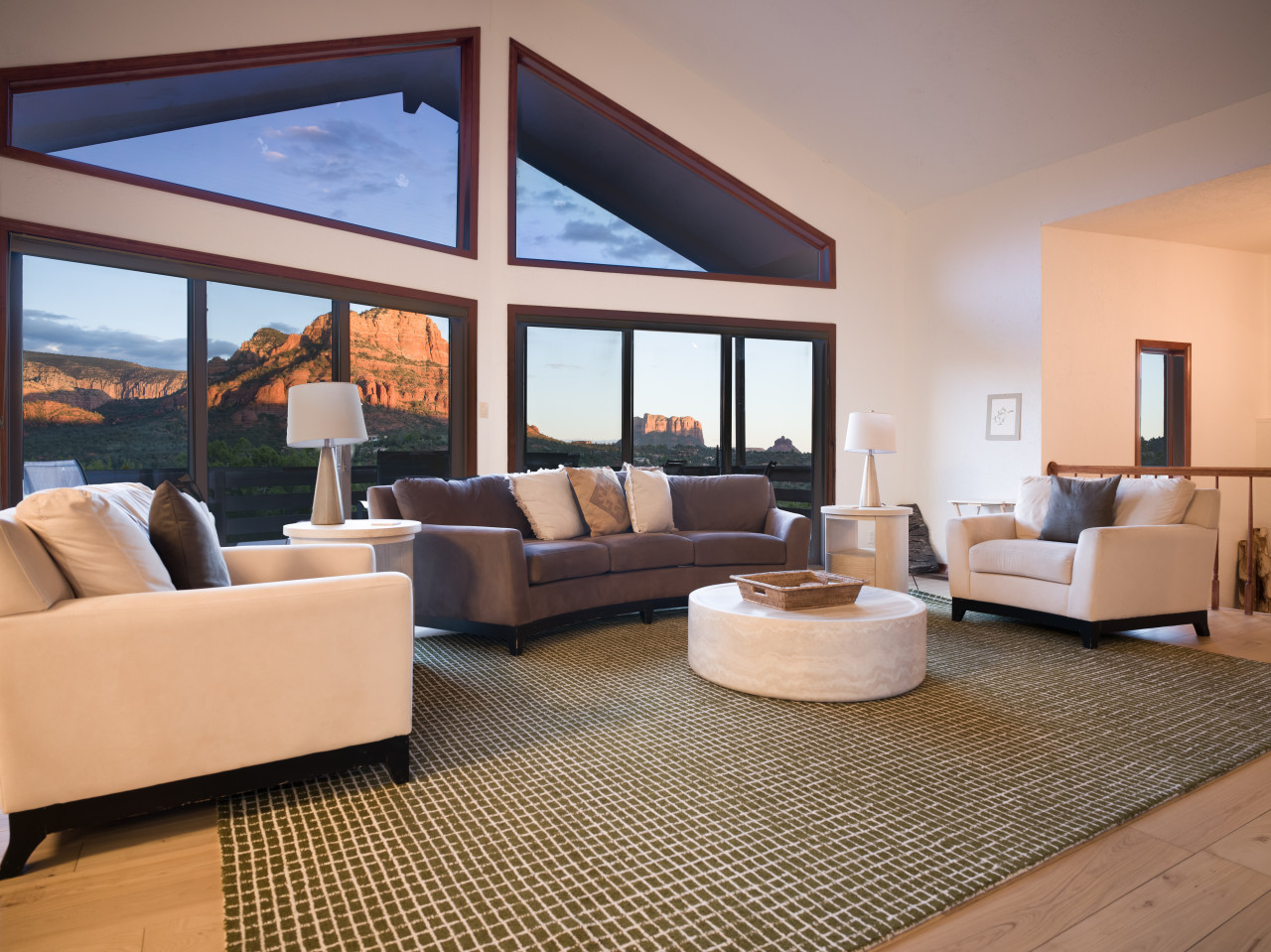 Featured Property Red Rock Vista | Incredible Views, Hot Tub, Pool Table, Decks, Trail