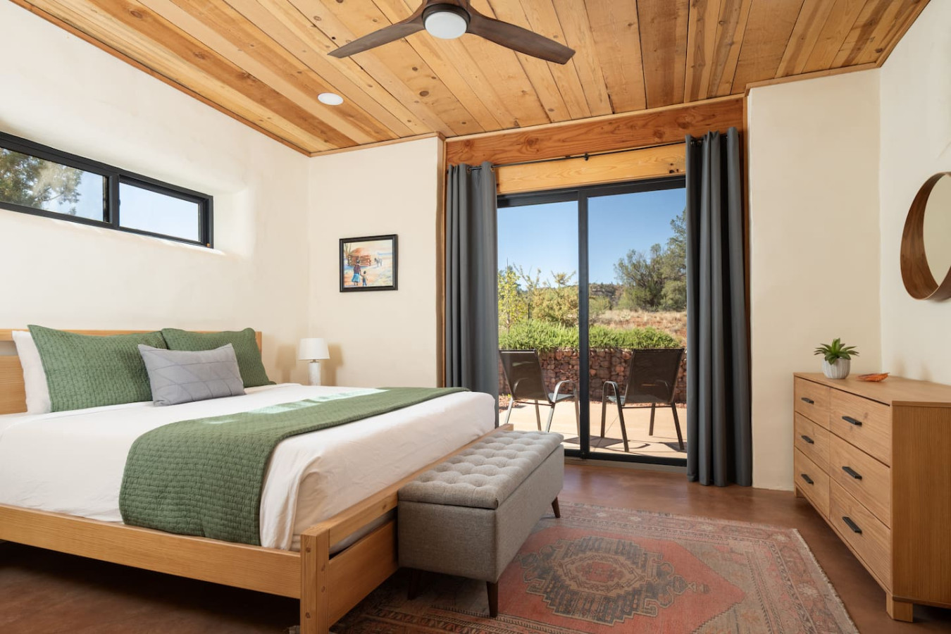 Handcrafted Adobe Home | Firepit, Cathedral Views 4