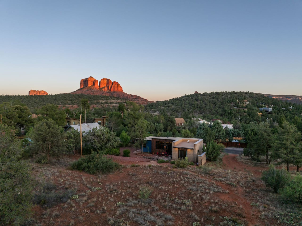 Handcrafted Adobe Home | Firepit, Cathedral Views 6