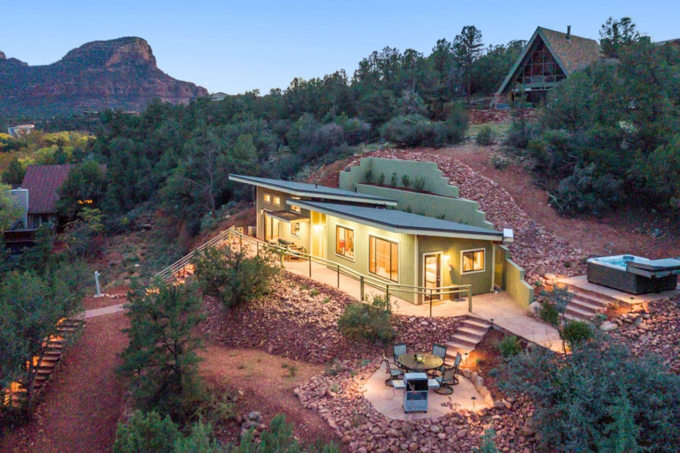 Sedona Adventure House | 180 Views, Hot Tub, Patio