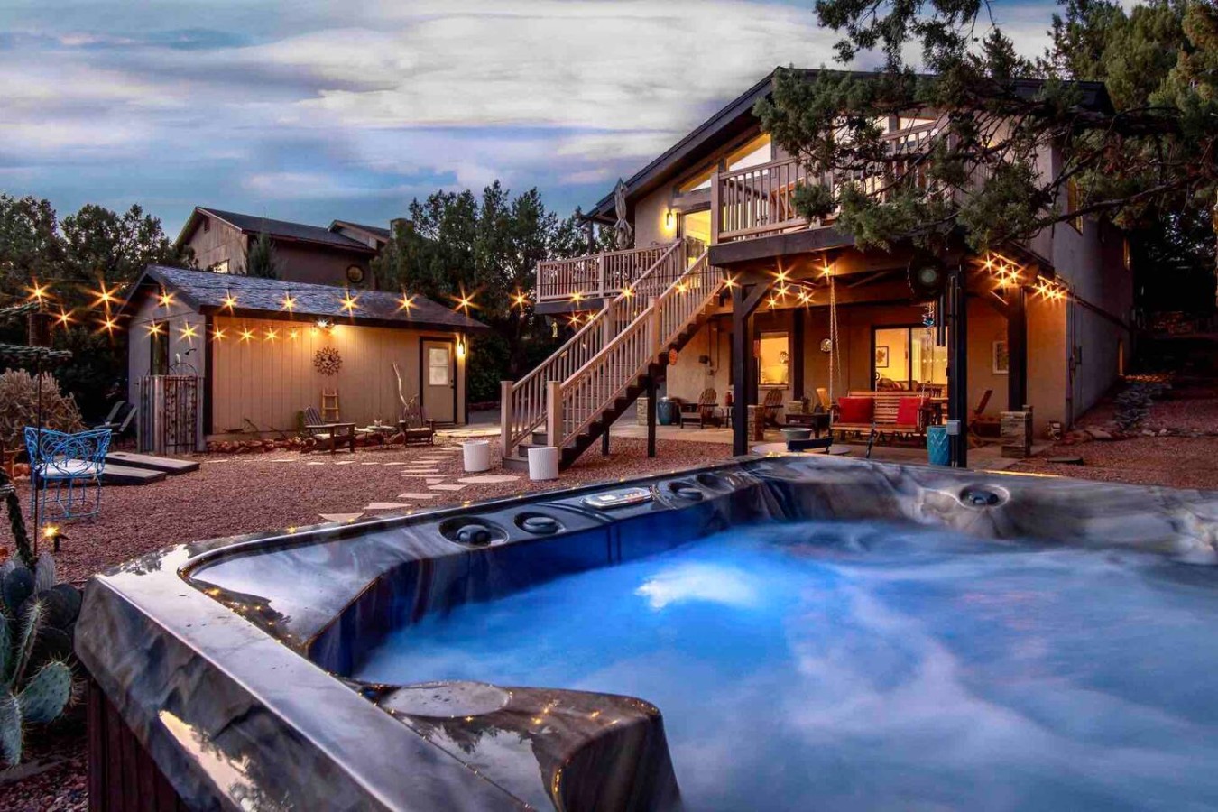 Sauna>Hot Tub>Cold Plunge>Forest Shangri-La Views!