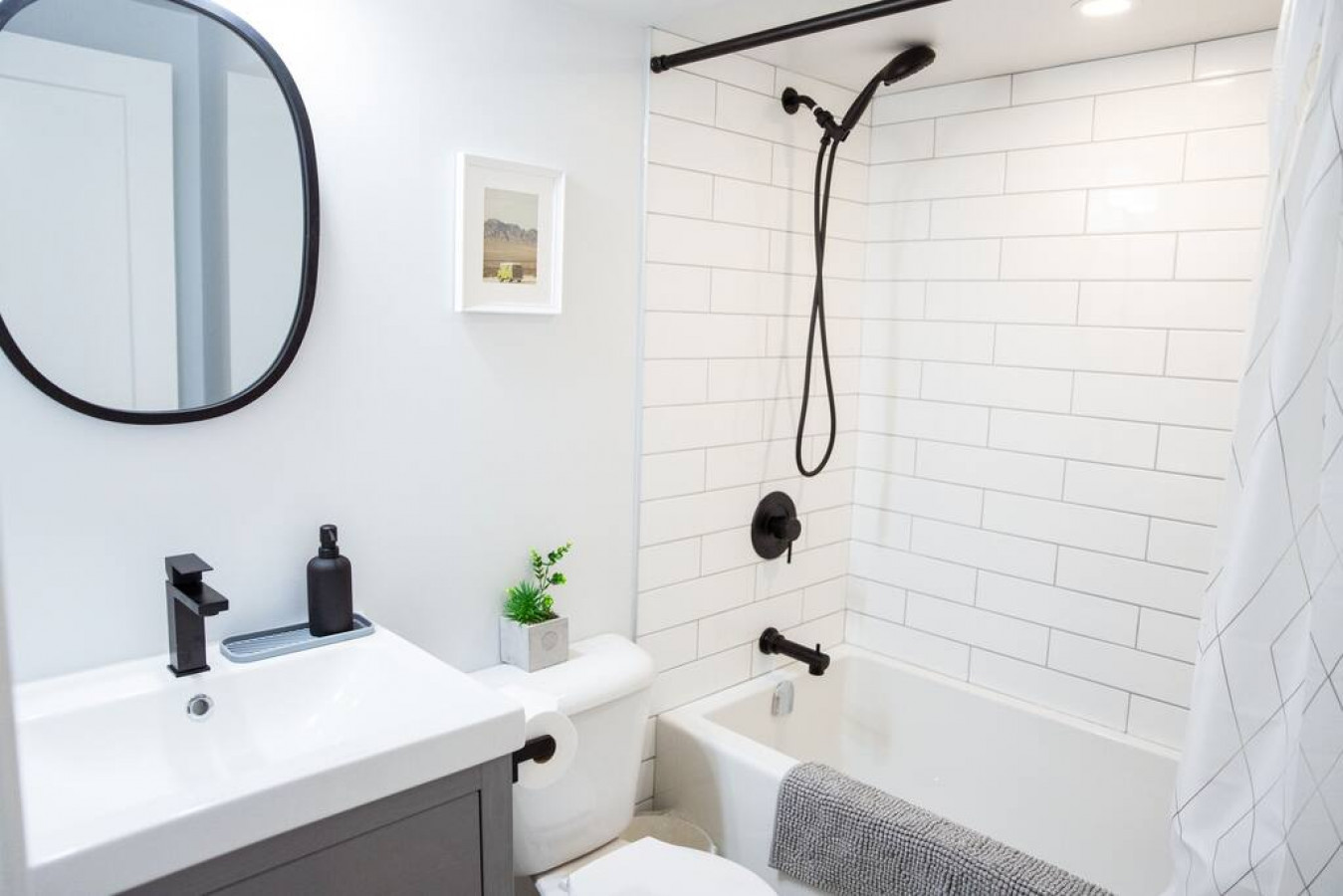 The bathroom is a private sanctuary, with a layout and features that make it the perfect place to rejuvenate.