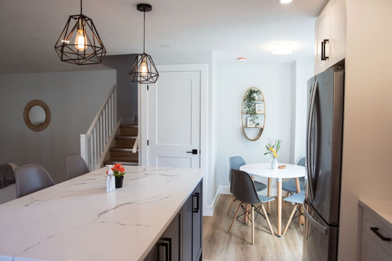 The dining room encourages you to gather with friends, enjoy a drink, and create lasting memories.