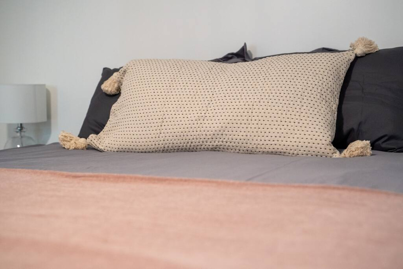 As you enter the bedroom, the sophisticated decor and plush bedding create a space where you can truly unwind.
