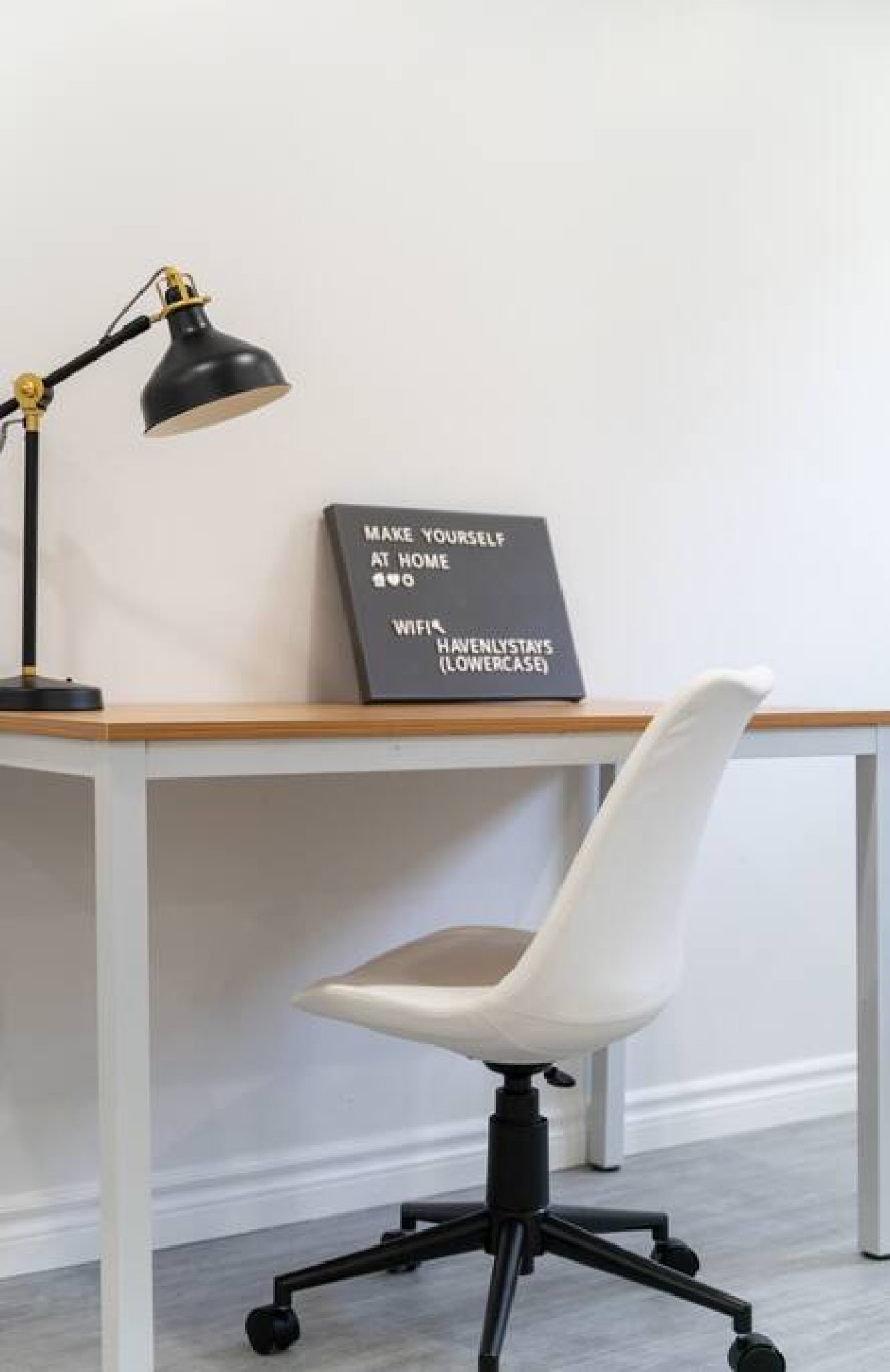 Office desk for the professional traveller who needs to get some work completed