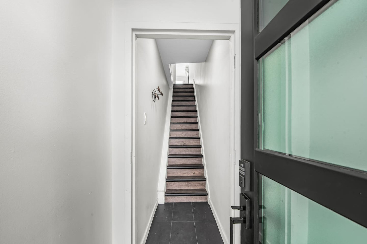 staircase leading to the 2nd floor