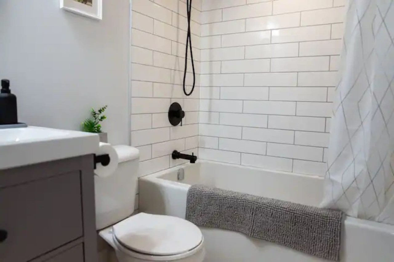 The bathroom is a private sanctuary, with a layout and features that make it the perfect place to rejuvenate.