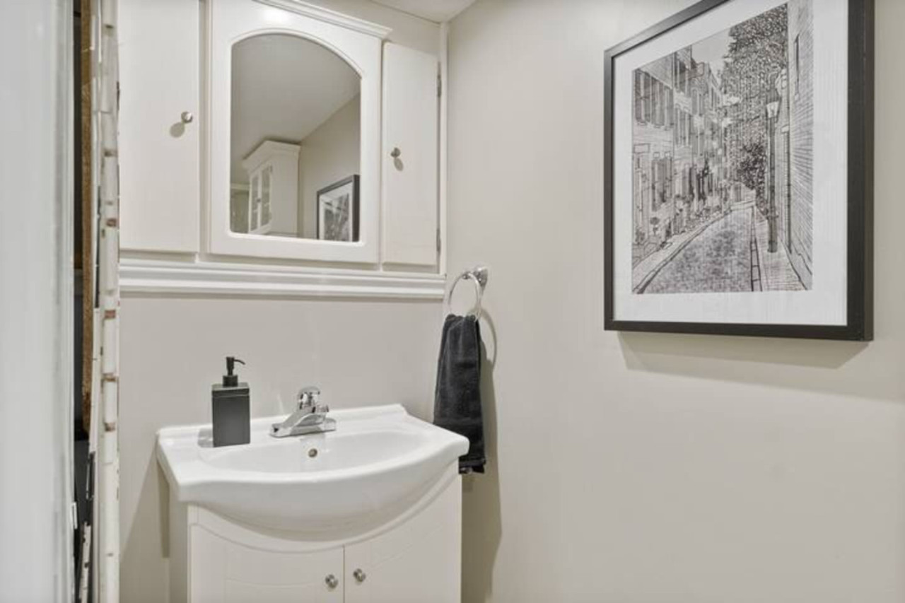 The bathroom is a private sanctuary, with a layout and features that make it the perfect place to rejuvenate.