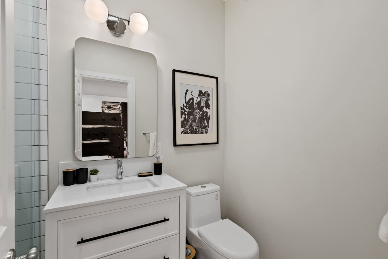 The bathroom is a private sanctuary, with a layout and features that make it the perfect place to rejuvenate.