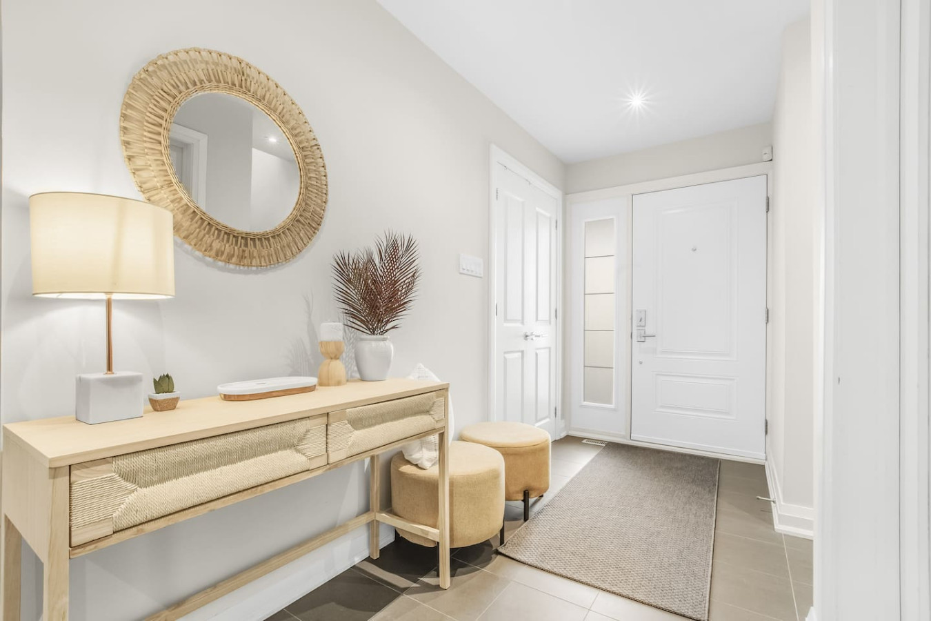 Spacious hallway