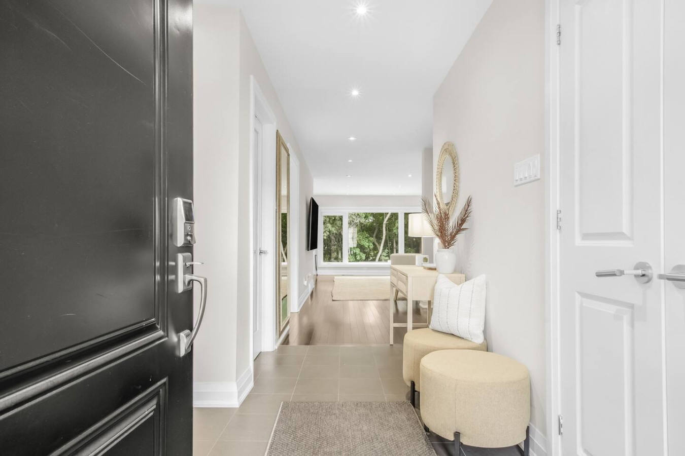Spacious hallway