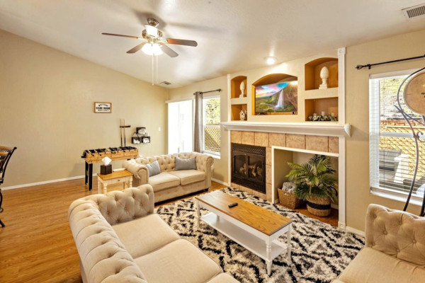 Family Mountain Retreat ~Game Table ~Fire Table