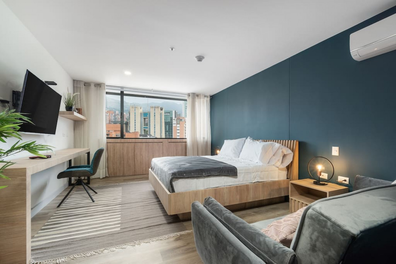 Front of plain black t-shirt.