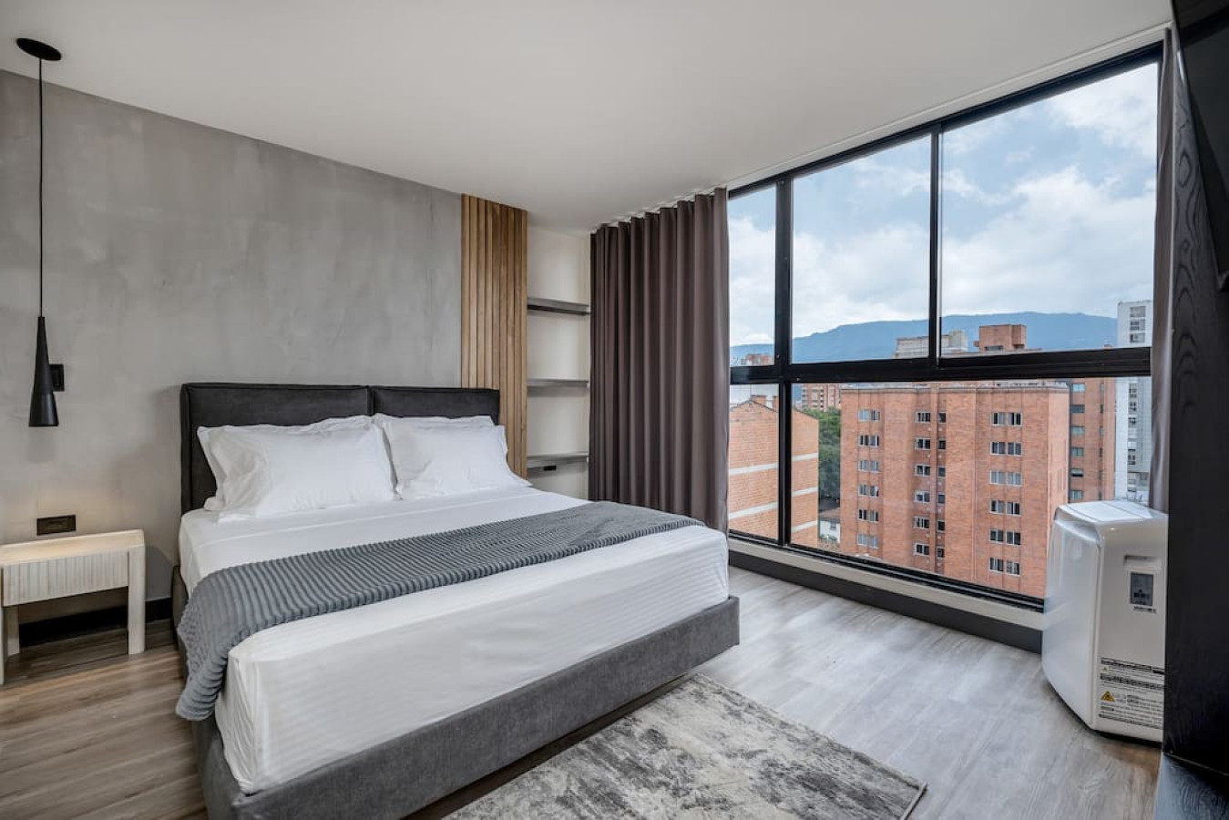 Front of plain black t-shirt.