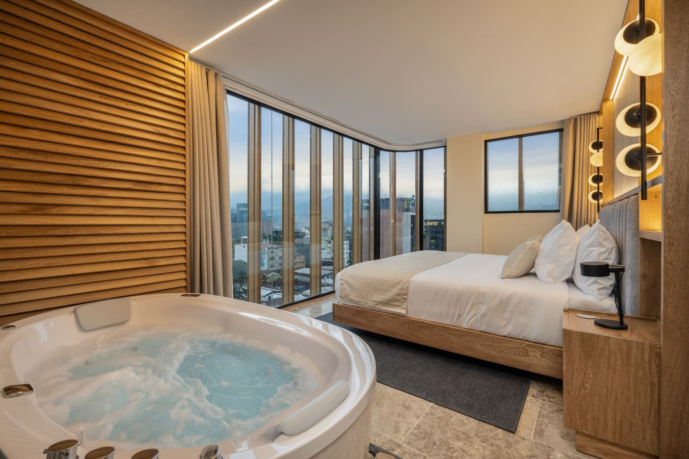 Front of plain black t-shirt.