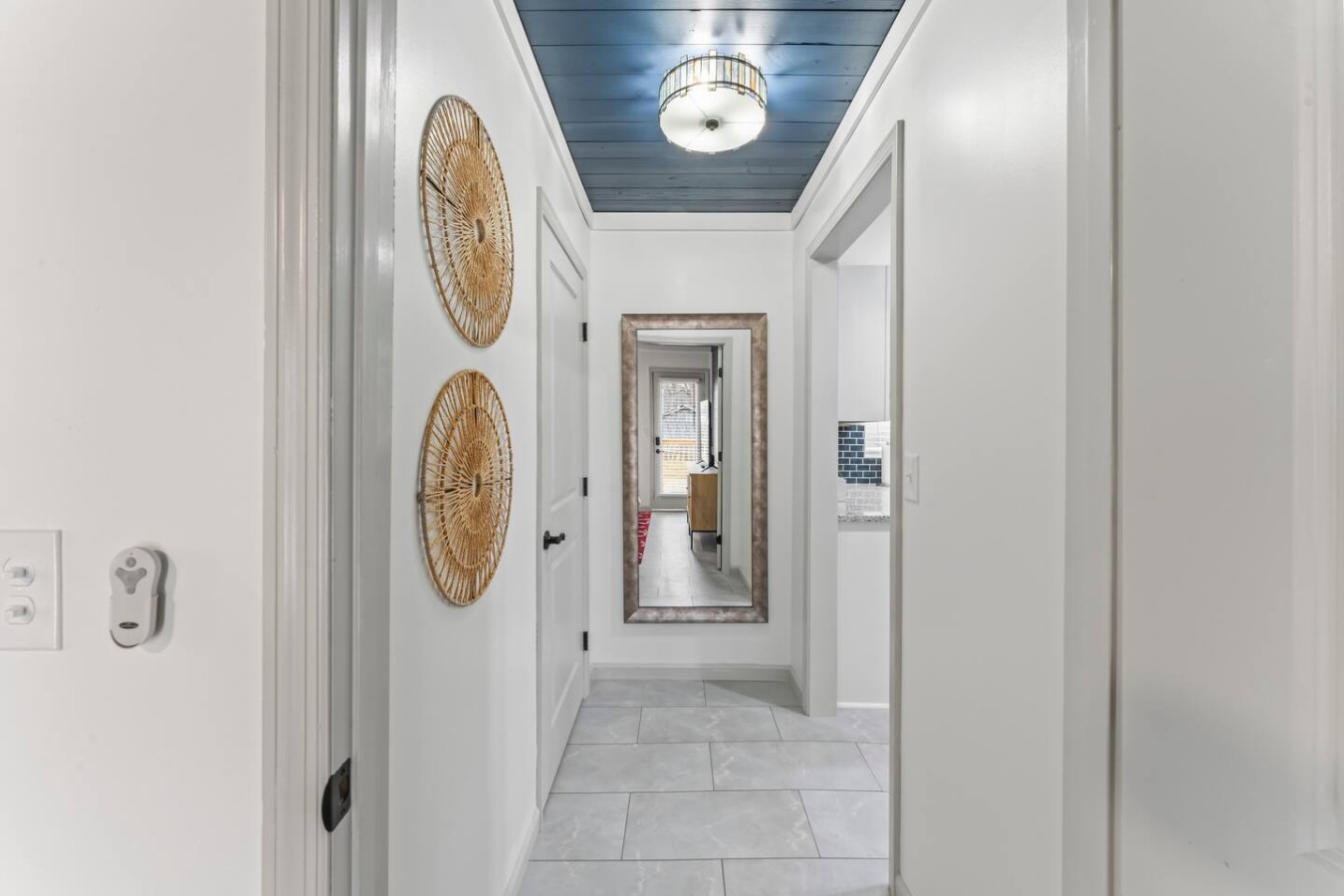 A chic pathway: This hallway gracefully connects the master bedroom, master bath, and kitchen, adding a touch of style to your TN Legends experience.