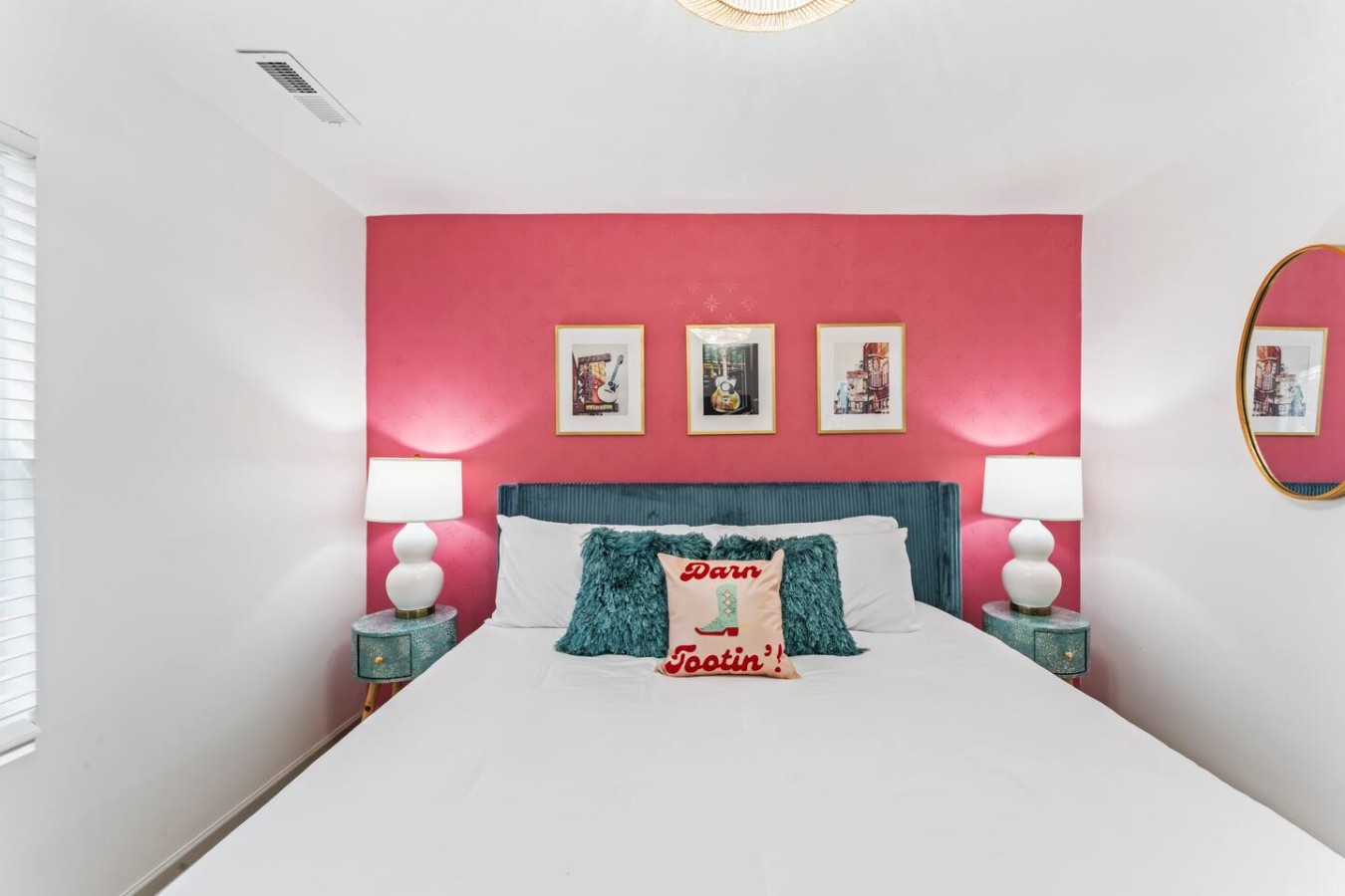 Second bedroom with king bed