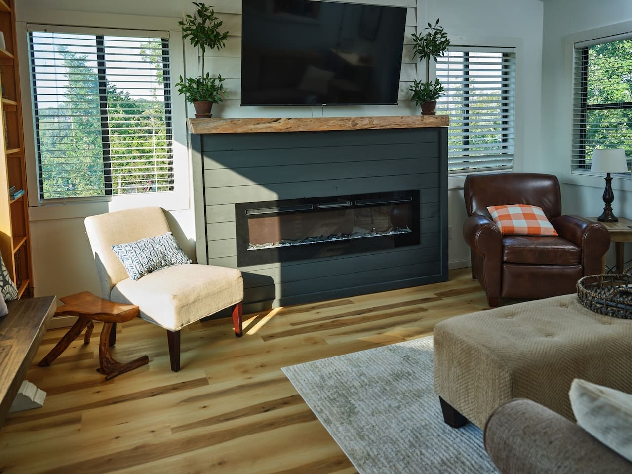 This beautiful view looks out over Douglas Lake. The house is situate where you can see water from almost every side!