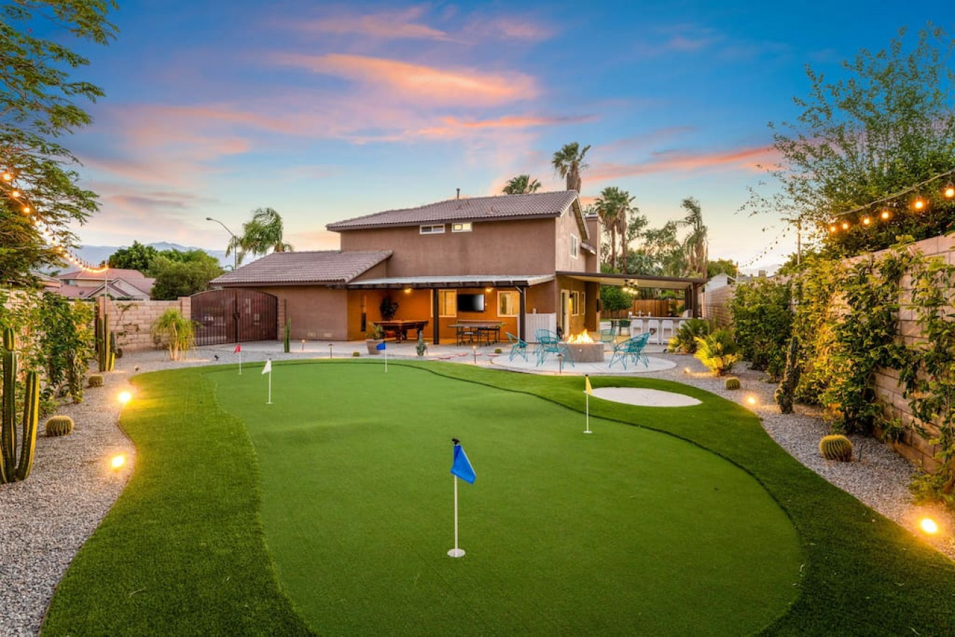 Golfer's Delight | Pool Club House + BBQ Island