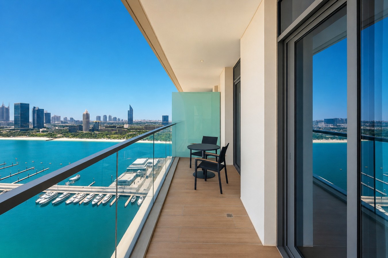 Luxury Marina Vista 1BR with Panoramic Harbor View
