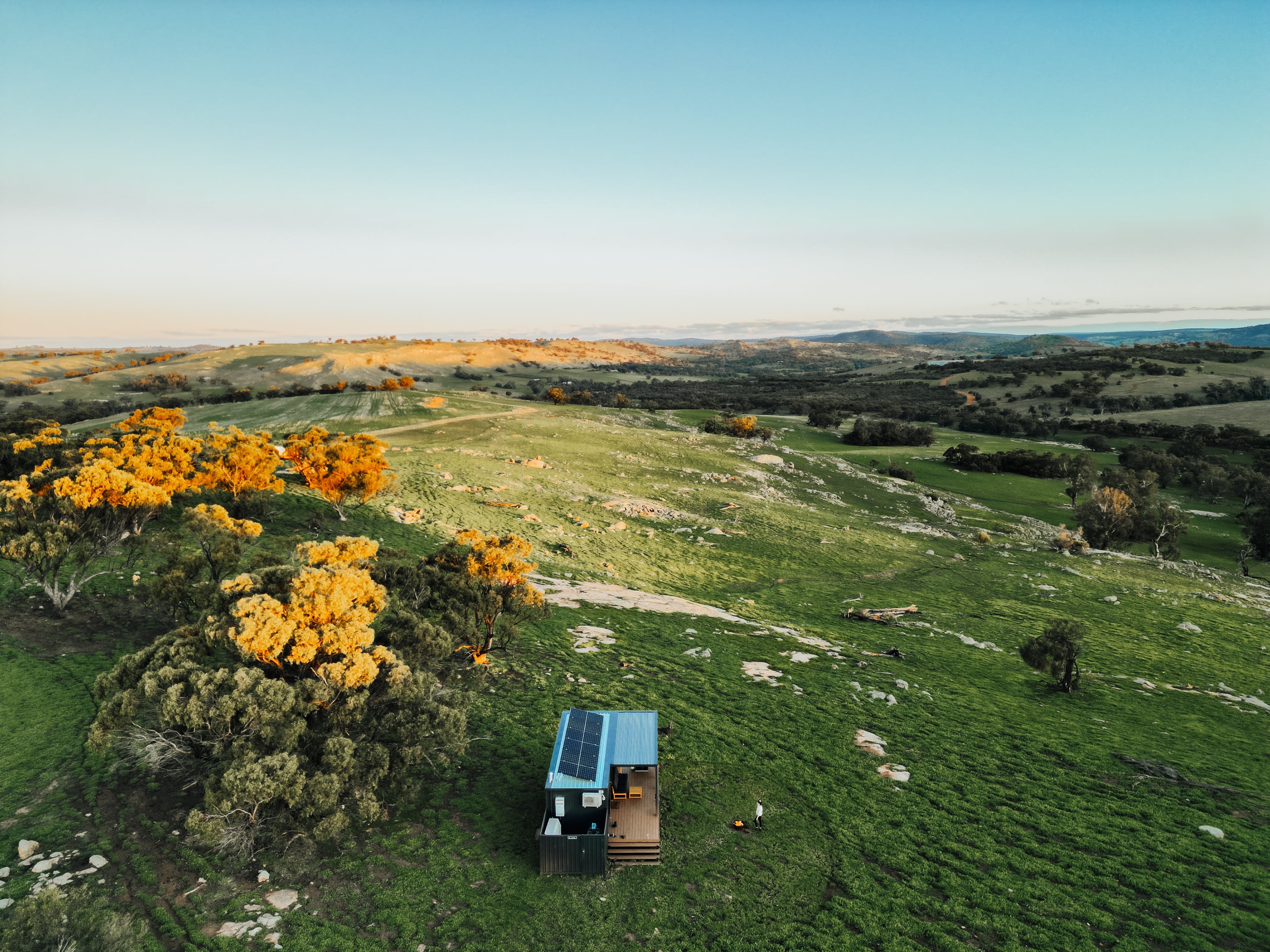 Casey the Tiny Cabin in the Avon Valley