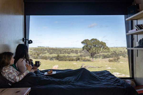 Tim & Ashleigh the Tiny Cabins in Avon Valley