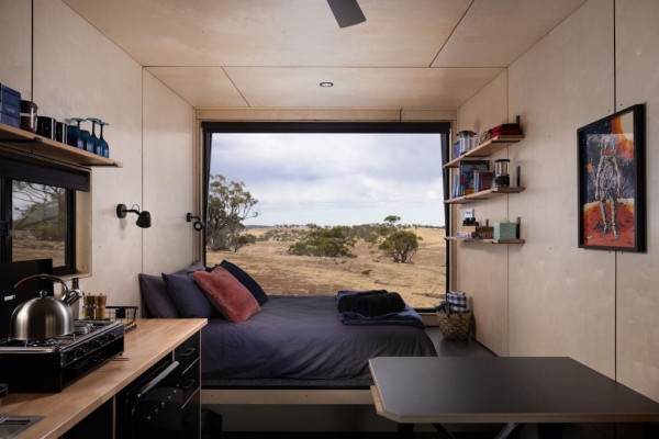 Tim & Ashleigh the Tiny Cabins in Avon Valley