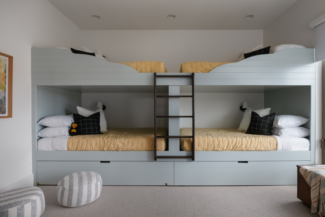 Bunk Room with 6 Queen Beds and Trundles