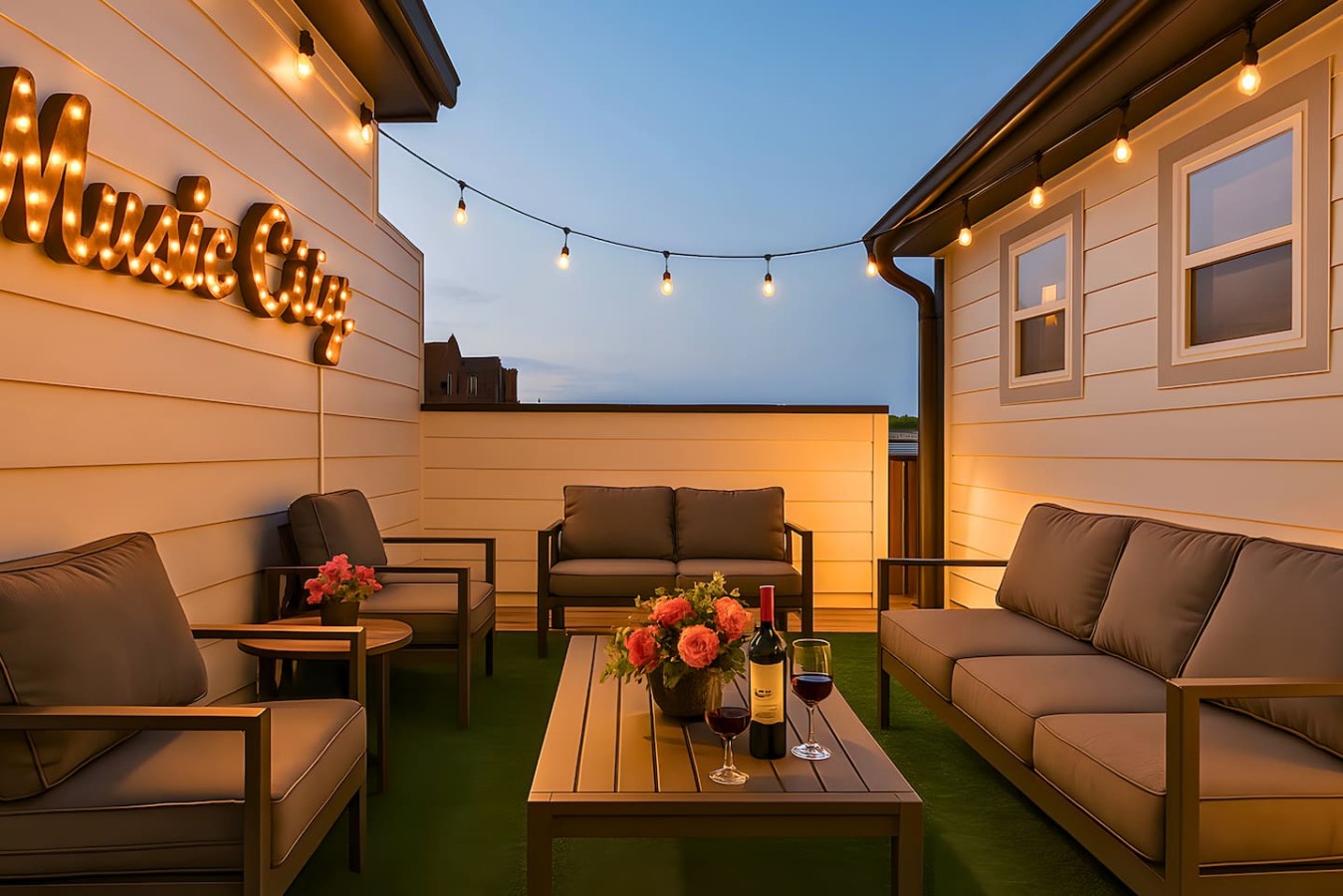 Stylish Rooftop Haven | Sleeps 12 Comfortably