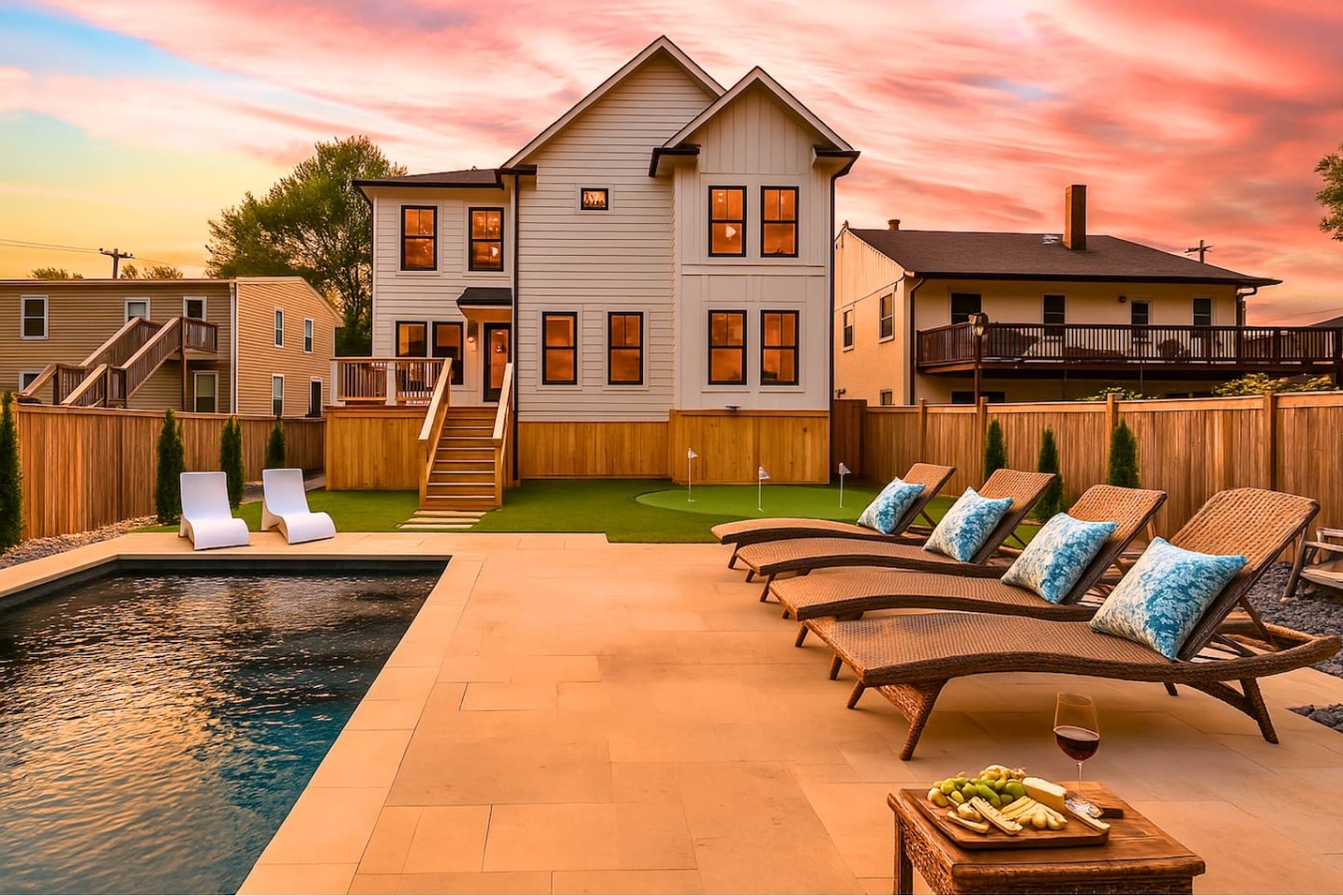 East Oasis | Private Pool + Putting Green