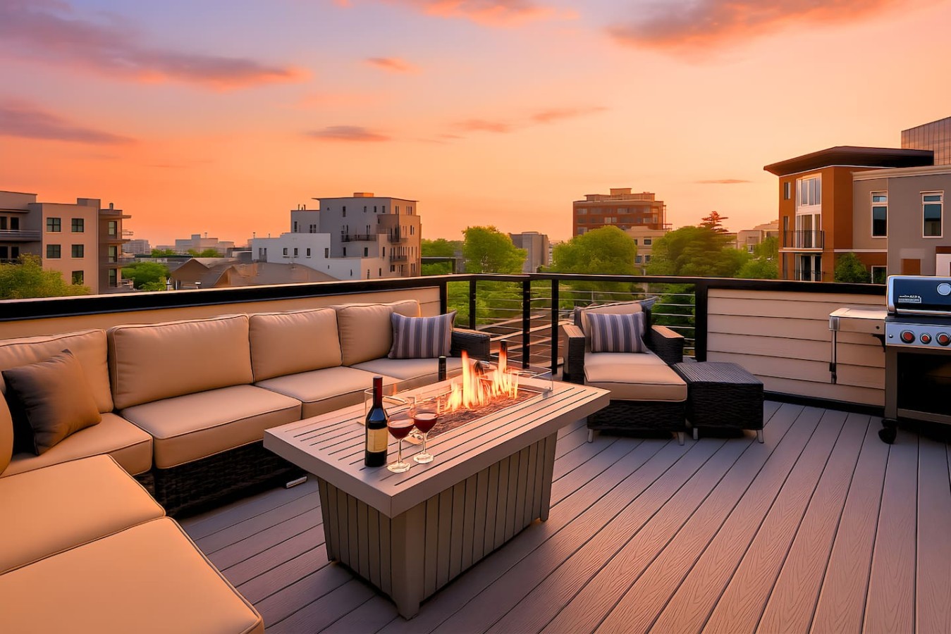 Nashville Luxe | Rooftop Lounge + Views & Games