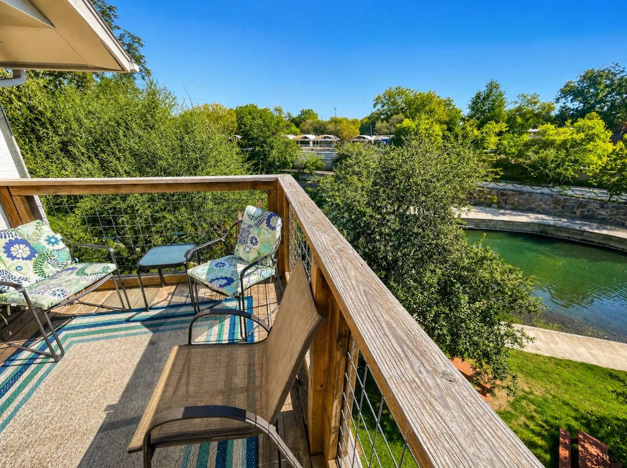 Stunning Balcony And River Views - Elegant Condo Retreat - New Braunfels, TX
