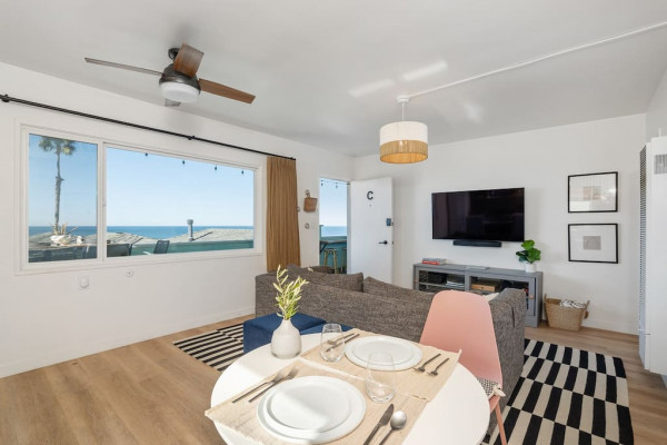 706 S Pacific Unit C · Steps From Beach, Panoramic Ocean Views & Parking