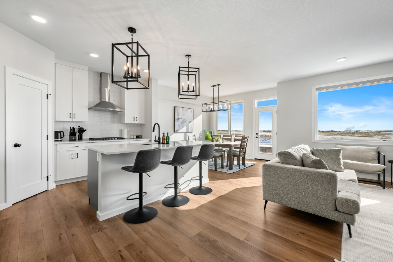 Games room in a large Calgary group rental home