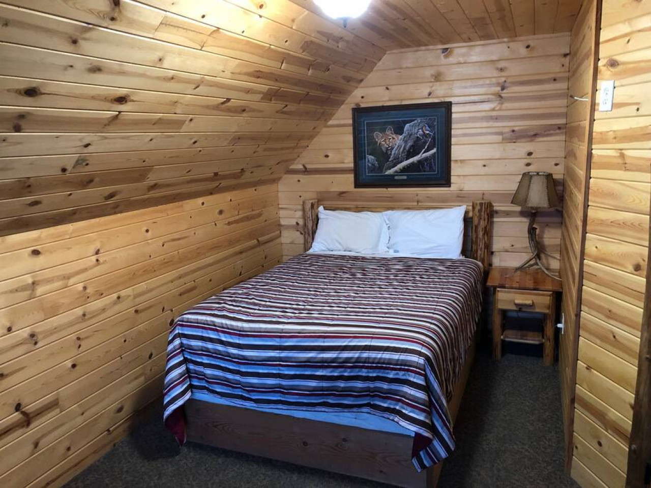 Escape the kids with the upstairs bedroom